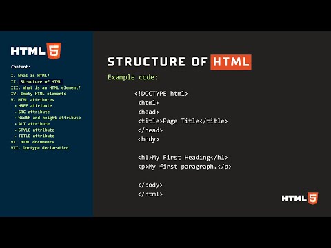 The HTML Overview