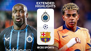 Club Brugge vs. Barcelona: Extended Highlights | UCL League Phase MD 4 | CBS Sports Golazo