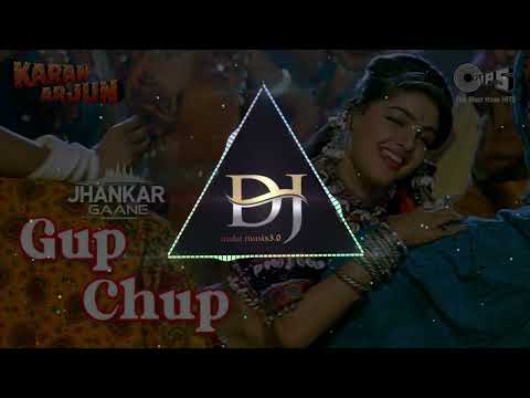 Gup*chup*gup*chup// dj remix old hindi song// malai music// HARD BASS remix  // trending song