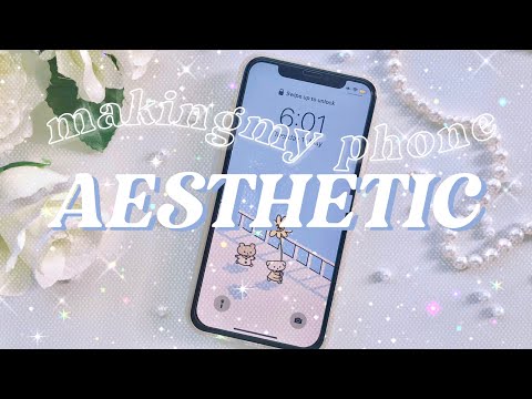 making my iphone x aesthetic!🦋| ios 14, widgets, wallpaper