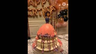 First birthday celebration | Pull me up doll cake