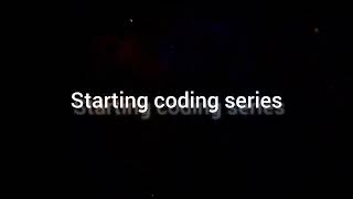Coding series intro 11min with @full_of_randomizations_1#coding