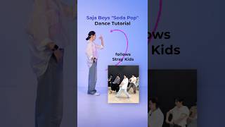 Saja Boys ‘Soda Pop’ dance tutorial, slowed, mirrored #sodapop #kpopdemonhunters #kpopdancetutorial
