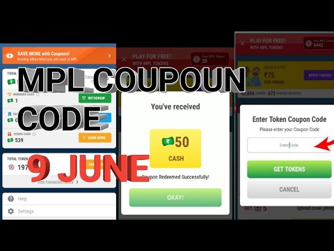 (Expired )TODAY MPL COUPOUN CODE