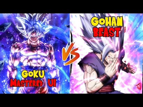 DB LEGENDS | BEAST Gohan vs MUI Goku
