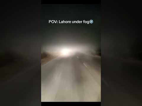 Lahore under fog❄️ #shorts #viral #treading #shortsclip #youtube #ytshorts #viral