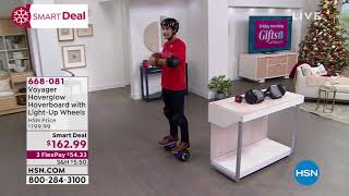 Voyager Hoverglow Hoverboard with LightUp Wheels