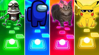 Crazy Frog Coffin Dance vs Among Us EDM vs Oiiaoiia Cat After Dark vs Pikachu Pika Pi - Tiles Hop
