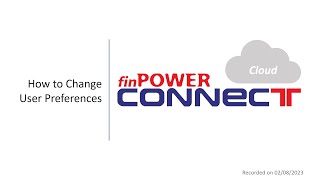 How to Change User Preferences
