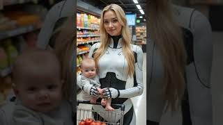 AI in Everyday Life: Humanoid Robot as a Futuristic Parent? #FutureAI #SmartTechnology