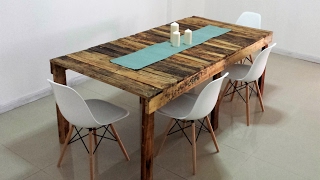 DIY - How to make table from pallet - easy project