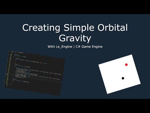 How To Create Simple Orbit Simulation In C# Le_Engine