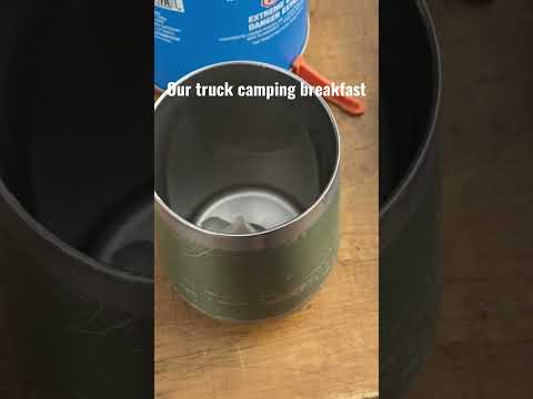 Breakfast On The Road While Living In A Truck #shorts