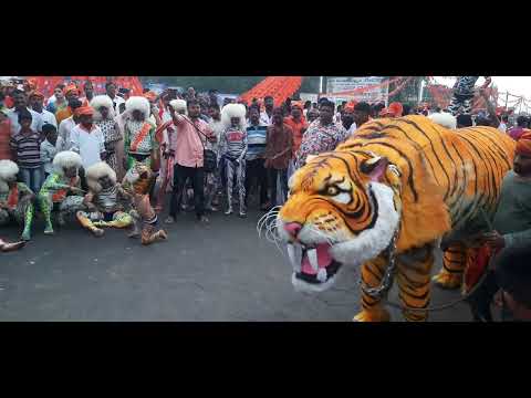 Beauty of Tiger dance in mangalore with modern touch @TuluChannel
