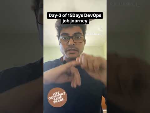 DAY-3 of Devops job journey 🚀 #devops #job #motivation #fresherjobs