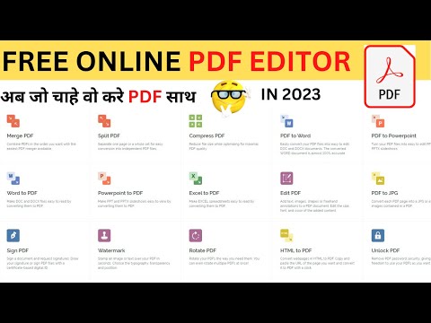 Best Free Online PDF Editor | How to convert PDF to Microsoft Word? | In 2023