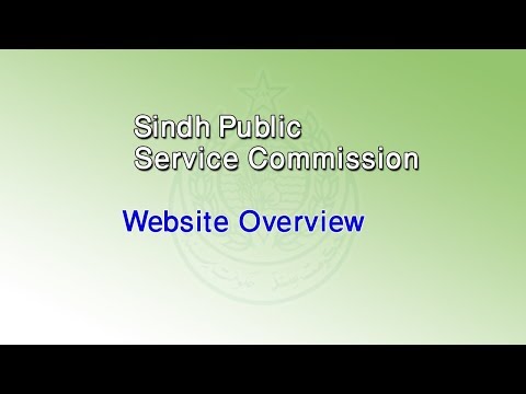 SPSC Website Interface