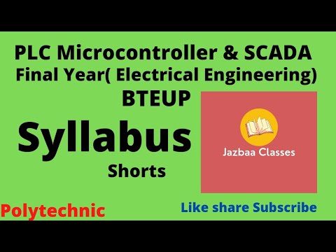 PLC Microcontroller & SCADA||Syllabus|| #shorts #bteup #polytechnic #diploma #bteupexam