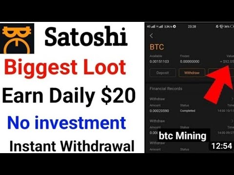 How do earn money in  satoshi full video