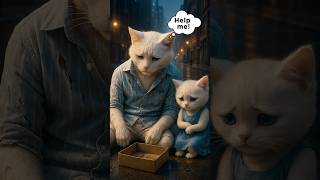 Broke Cat Dad Gave EVERYTHING for His Daughter’s Gift 🥹 #aicats #emotionalstory