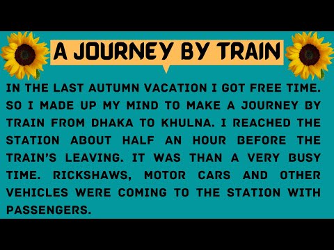 Write an Essay on journey by train|| A journey by train essay in english|| #sammylearnmantra
