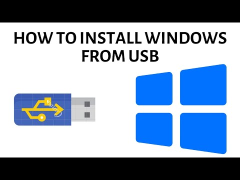 Make Windows Bootable USB | Install Windows 10 from USB