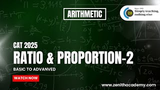 Ratio & Proportion – 2 Concept Class | CAT Preparation 2025 | Arithmetic | Q.A.I  #catexam #cat2025