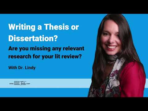 Finding the Relevant Research for Your Lit Review | Thesis & Dissertation Writing