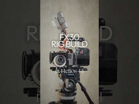 FX30 with the Helios 44 for the ultra super cinematic vibes #fx30 #camerarig #cinematography #sony