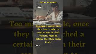 Keep Learning !! | Payal Nanjiani