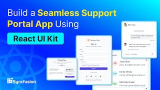 Build a Customer Support Portal 5X Faster with React UI Kit