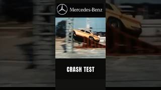 Mercedes-Benz Crash Test #mercedesbenz #mercedes #w115 #crashtest #safety #classiccars #shorts
