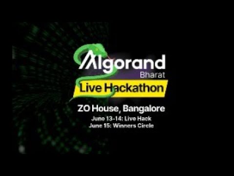 Algorand Live Hack Kick-Off