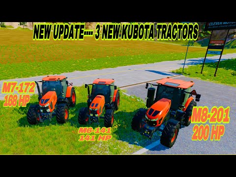 New Update In Farming Simulator 23 | 3 New Tractors | Kubota Tractor