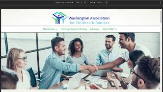 Simple Web Design for an association of providers in the state of Wash…