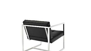 Black Modern Hover Modern Reception Chair