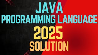 JAVA Programming 2025 Solved Instantly! #JAVA2025 #JavaSolution #SouravSirClasses #CrackTheCode