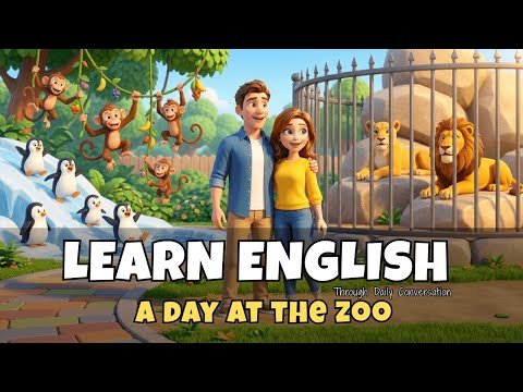 A Day At The Zoo  | Easy English Conversation Practice for Beginners (A1–A2)