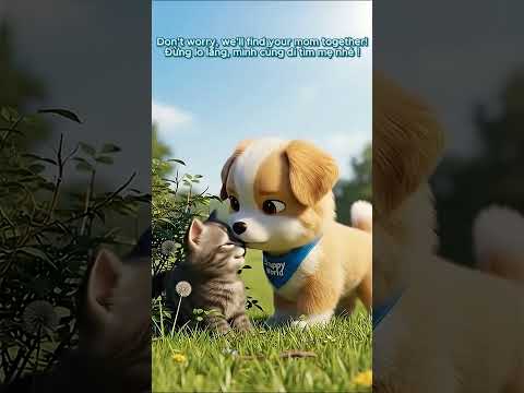 Helping a kitten find its mom ! Giúp mèo con tìm mẹ !#SnappyWorld#cho #meo#puppy#kitten#cuteanimals