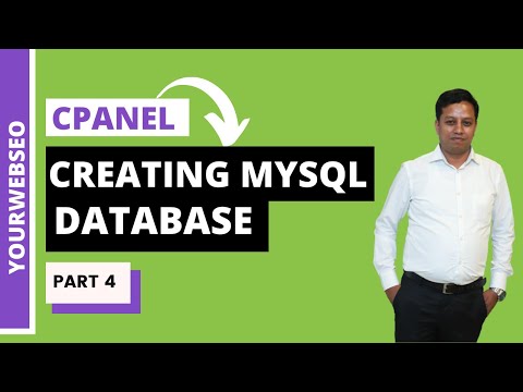 How to Create MYSQL Database from Cpanel/Control Panel - Cpanel Tutorial in Hindi/Urdu Part 4