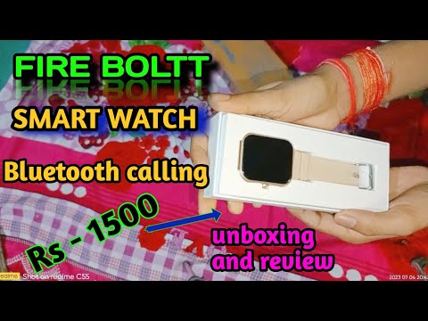 Fire-Boltt WONDER smartwatch Unboxing & Review 💥 Best Bluetooth calling smart watch 2023 Under 1500!