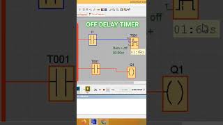 off delay timer #plc #ladderlogic