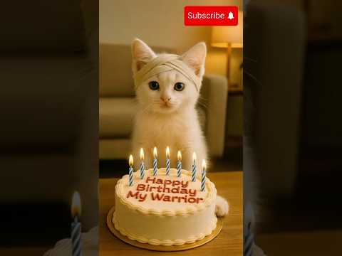 #cat #happybirthday #o #cake #birthday #cute #aiandcats #animalintelligence