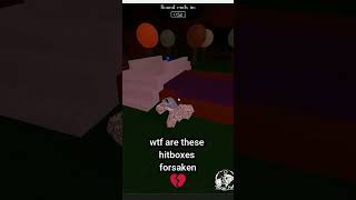Forsaken's HITBOXES are SO BROKEN!! // #roblox #forsaken #robloxforsaken