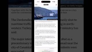 Wildfires force Turkey to close key waterway | The Dardanelles Strait temporary close | CSS affairs