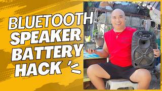 I Upgraded My Bluetooth Speaker Using a Motorcycle Battery! Easy Hack