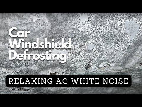 Melting Snow on Car Windshield | 35 Min White Noise for Sleep & Focus