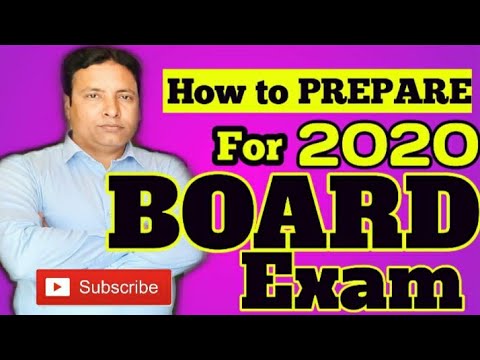 HOW TO PREPARE YOUR BOARD EXAM 2020