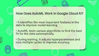 How Does AutoML Work In Google Cloud AI? - AI SaaS Software Explained