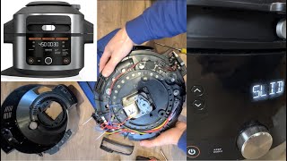 Ninja Foodi Smart Lid disassembly Problem troubleshooting and SLIDE problem fix